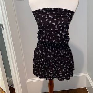 Blue Life Black Floral Dress